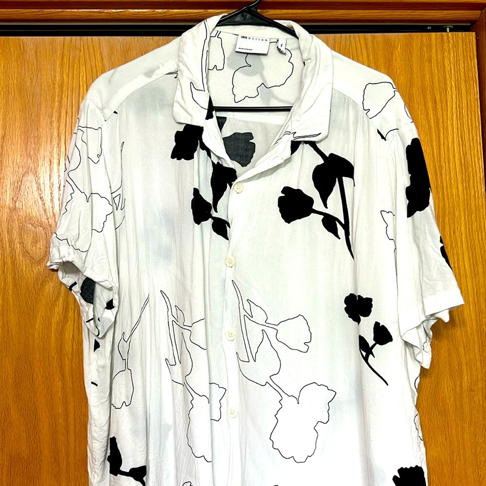 ASOS-Oversize 2XL -Floral Men Shirt